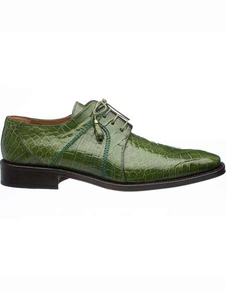 men's genuine alligator shoes