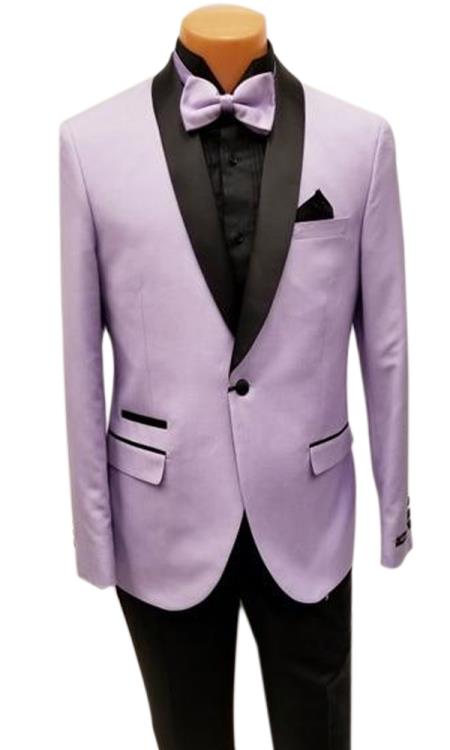 Lavender Suit Tuxedo Pant Suit Blazer Men Jacket