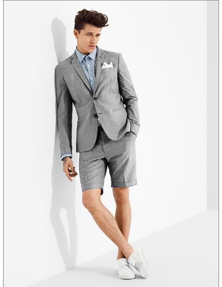 Mens shorts, mens linen flat front Shorts, casual suits for men