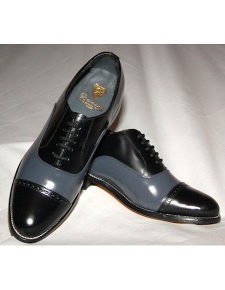 mens black leather sole shoes