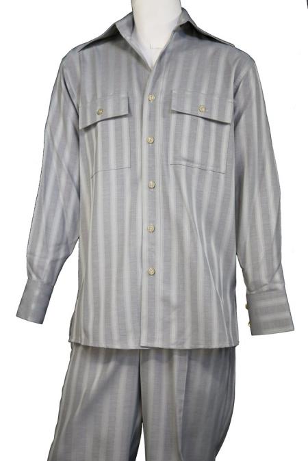 Men's Harlem Designer Button Fastening Walking Suit