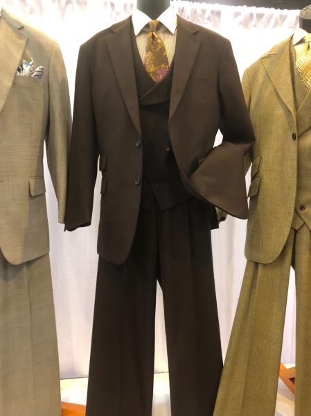 Apollo King Suit Men's Light Brown Suit