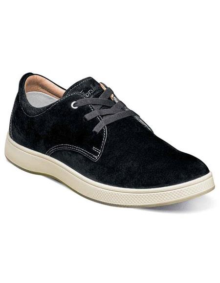 Men's Authentic Lace Up Suede ~ Nubuck Black