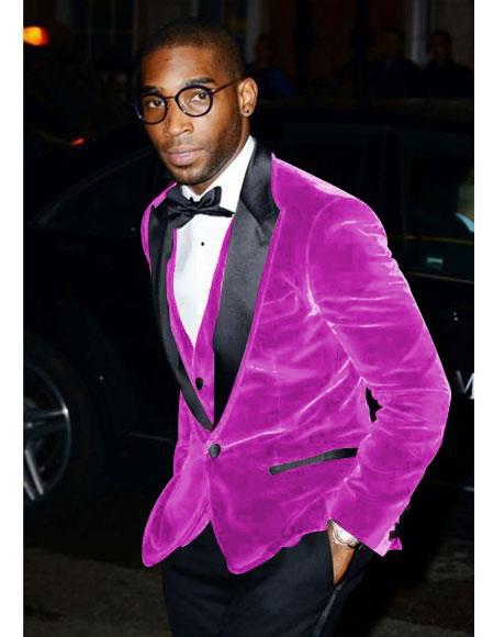 Men's Dark Pink One Chest Pocket Two Button Cheap Priced Designer Fashion Dress Casual Blazer On Sale Blazer