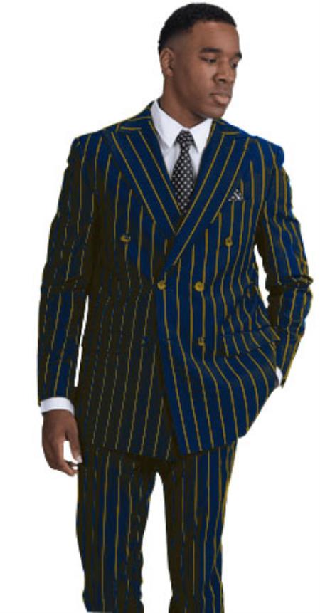 1920s navy suit