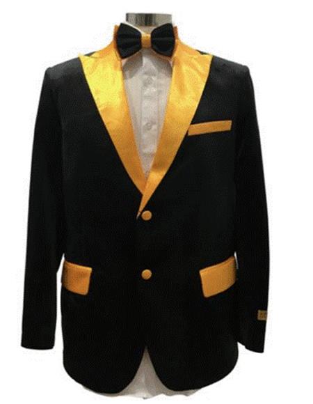 gold velvet tuxedo jacket