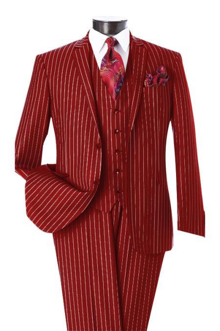 mens red dress suits