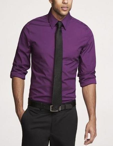 Фиолетовый цвет рубашки