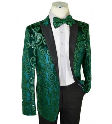 emerald green velvet tuxedo jacket