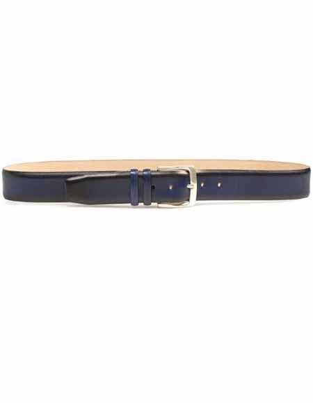 Mezlan Belt Brand AO11111 By Mezlan Belt In Blue