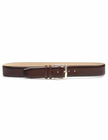 Mezlan Belt Brand AO11111 By Mezlan Belt In Dark Brown