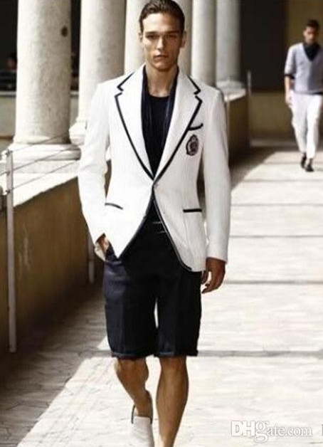 Tuxedo Shorts Suit