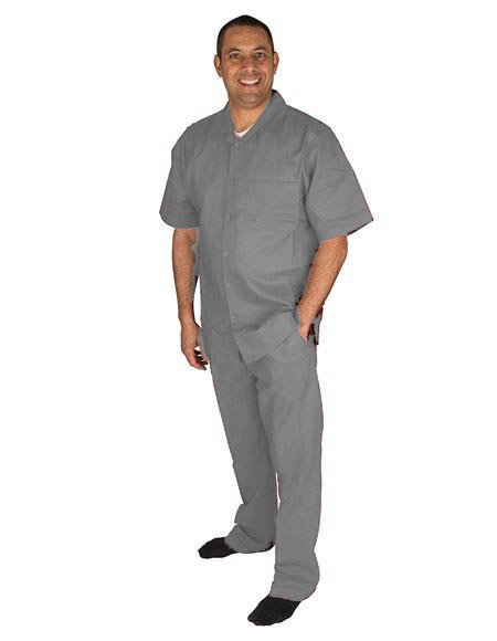 Linen Walking Suit Gray