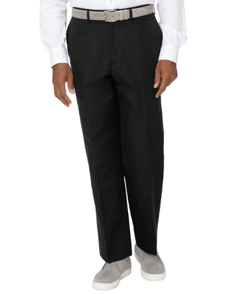 Men's Linen Pants Black