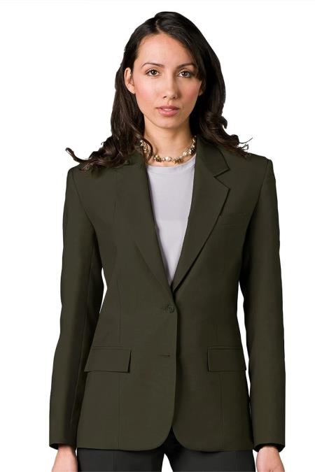 Oliver Two Button Solid Pattern  Women Blazer