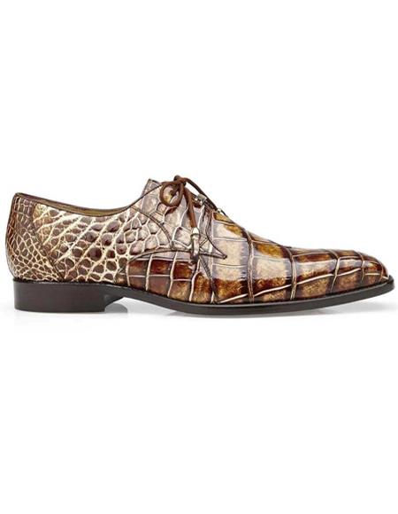 men's genuine alligator shoes