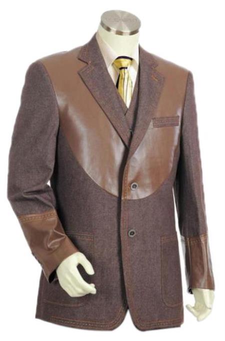 Style#-B6362 Men's Premium Quality Cotton Denim blazer