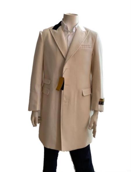 cream overcoat mens