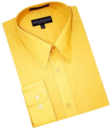 mustard yellow button up shirt