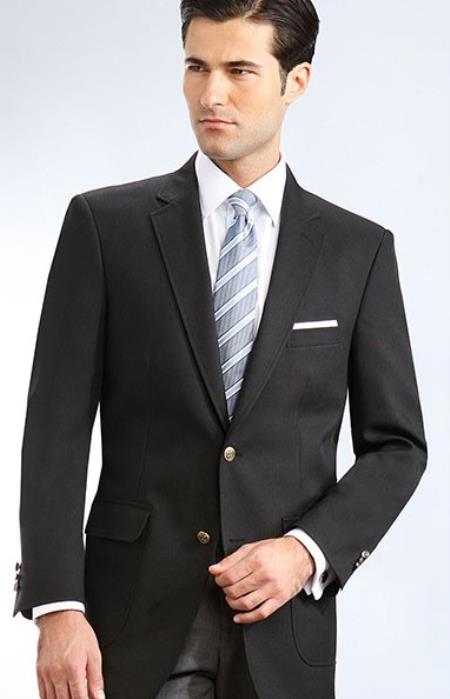 Single Breasted 2-Button One Chest Pocket Mens Blazer