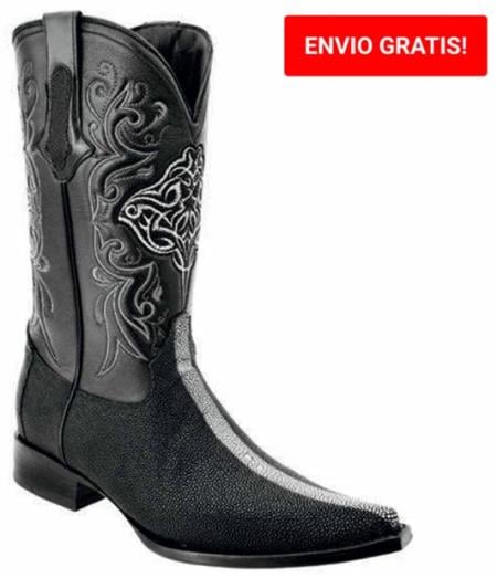 Botas De Mantarraya - Negro