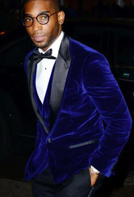 Blue Prom Suit by Calvin Klein