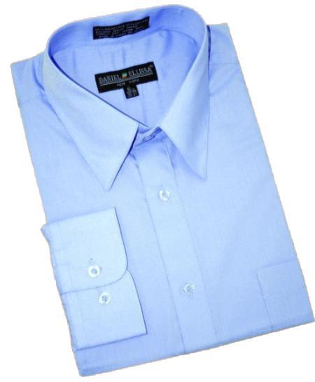 Wedding Shirts For Groom - Groomsmen Dress Shirt Sky Blue