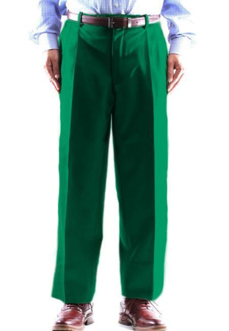 Mens Augusta Green Dress Pants