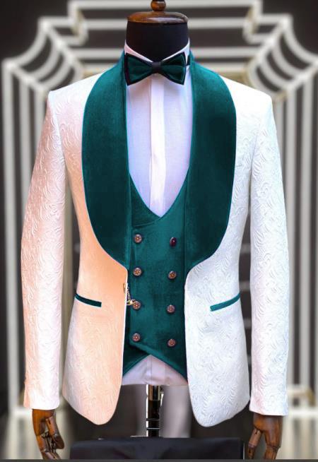 Dark Teal Tuxedo - Mens Teal Prom Suit - Teal Blue Suit