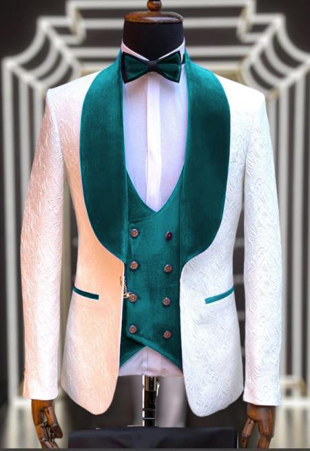 Dark Teal Tuxedo - Mens Teal Prom Suit - Teal Blue Suit