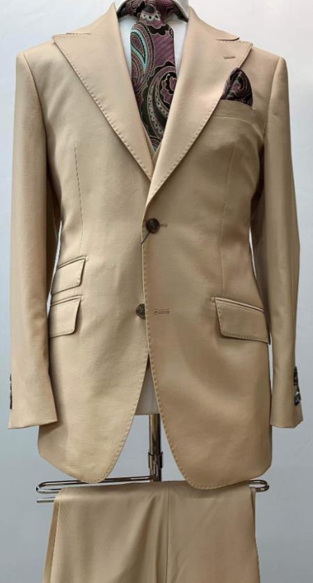 Rossi Man Suit - Tan Suit