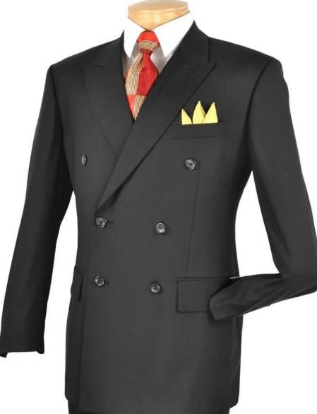 Big and Tall Suits - Black Suit For Big Men - Large Men Sizes