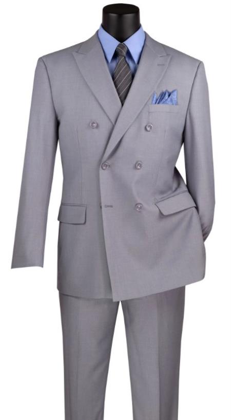 Big and Tall Suits - Light Grey Suit For Big Men - Large Men Sizes