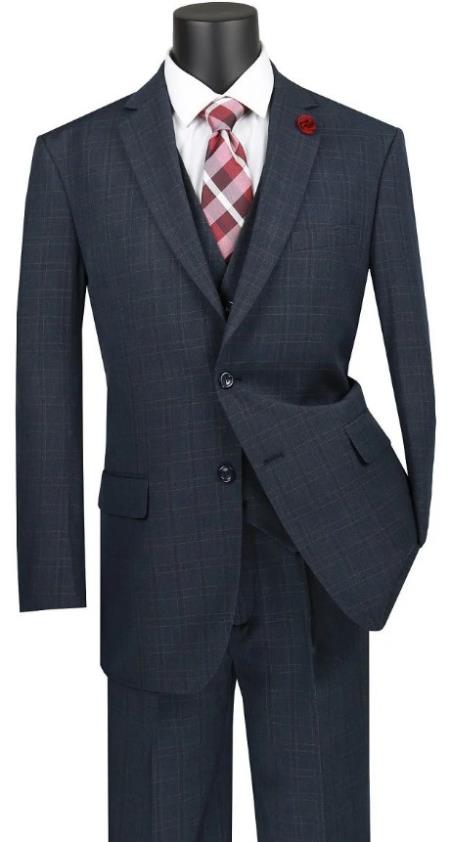 Big and Tall Suits - Blue Suit For Big Men - Large Men Sizes