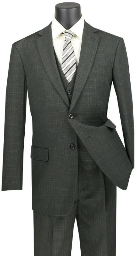Big and Tall Suits - Olive Suit For Big Men - Large Men Sizes