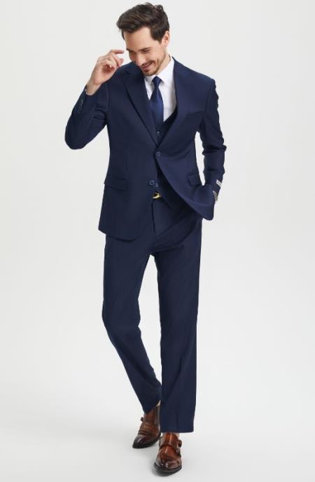 Big and Tall Suits - Navy Suit For Big Men - Large Men Sizes