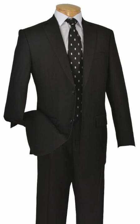 Big and Tall Suits - Black Suit For Big Men - Large Men Sizes