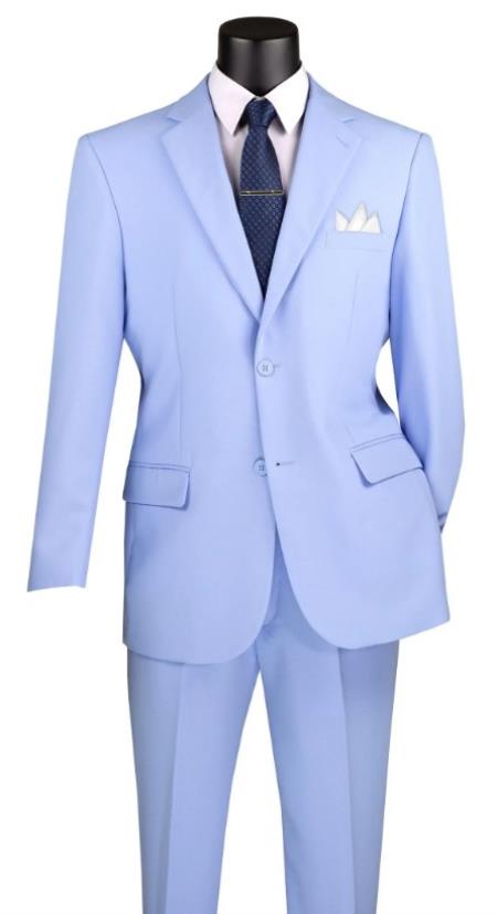 Big and Tall Suits - Light Blue Suit For Big Men - Large Men Sizes