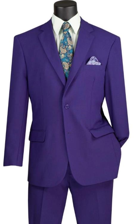 Big and Tall Suits - Purple Suit For Big Men - Large Men Sizes