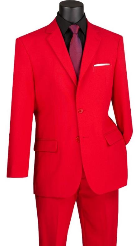 Big and Tall Suits - Red Suit For Big Men - Large Men Sizes