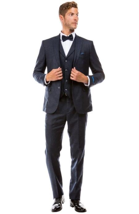 Big and Tall Suits - Navy Suit For Big Men - Large Men Sizes