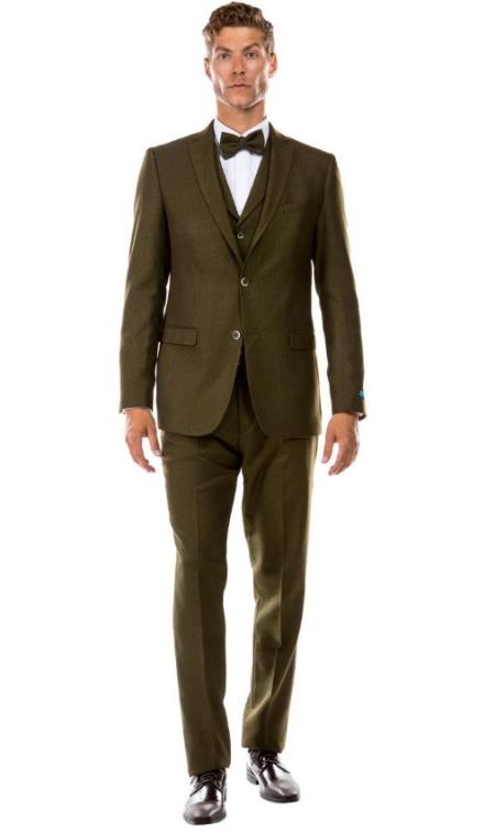 Big and Tall Suits - Olive Suit For Big Men - Large Men Sizes