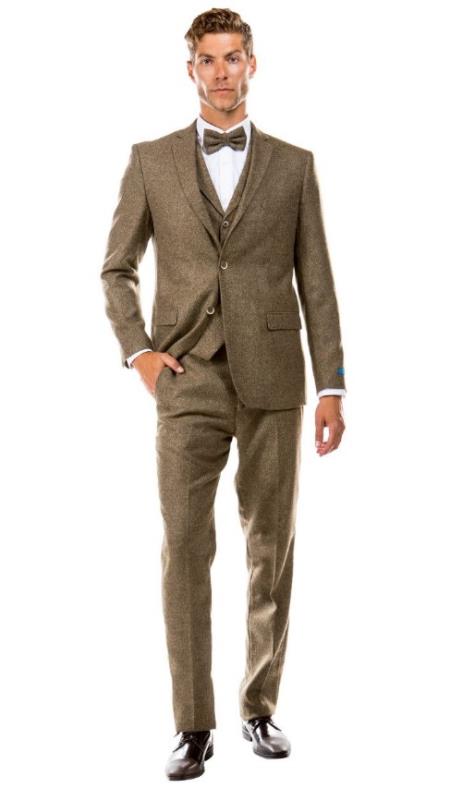 Big and Tall Suits - Tan Suit For Big Men - Large Men Sizes