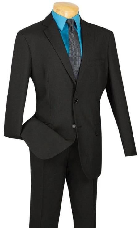 Big and Tall Suits - Black Suit For Big Men - Large Men Sizes