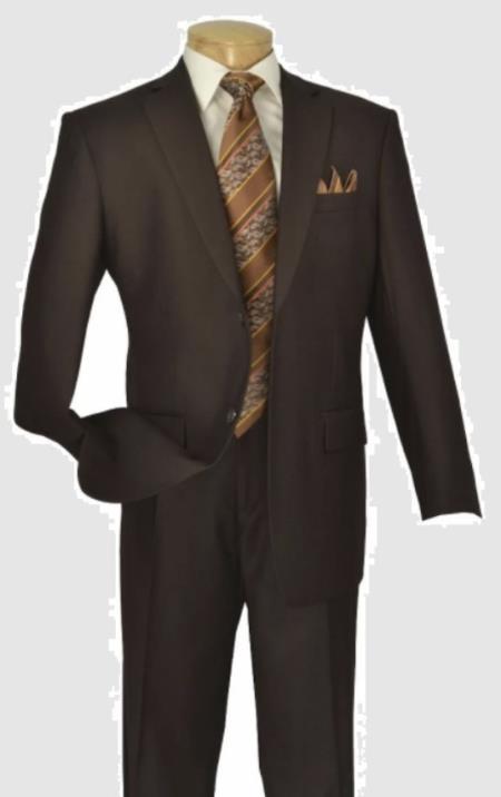 Big and Tall Suits - Brown Suit For Big Men - Large Men Sizes