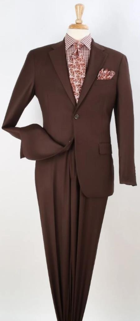 Big and Tall Suits - Cocoa Suit For Big Men - Large Men Sizes