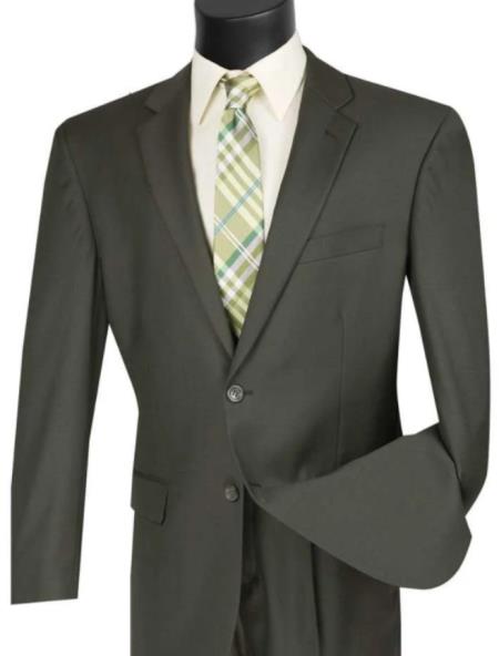 Big and Tall Suits - Olive Suit For Big Men - Large Men Sizes