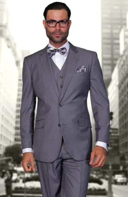 Big and Tall Suits - Charcoal Suit For Big Men - Large Men Sizes