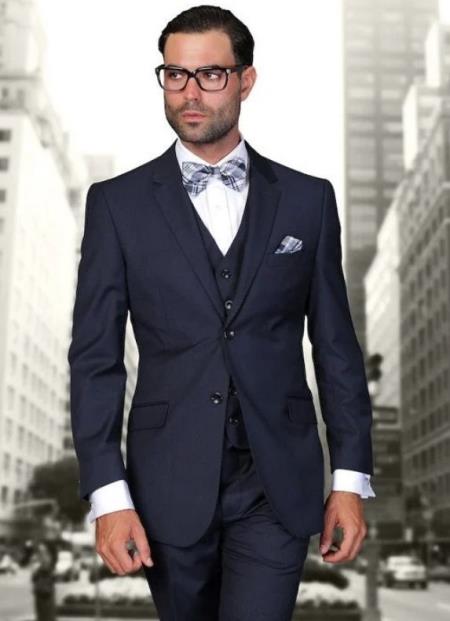 Big and Tall Suits - Navy Suit For Big Men - Large Men Sizes