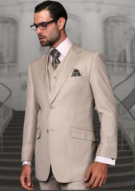 Big and Tall Suits - Tan Suit For Big Men - Large Men Sizes